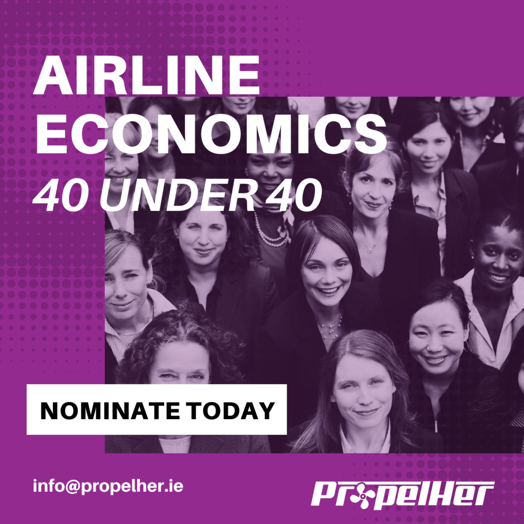 Airline Economics 40 under 40 2023 PropelHer